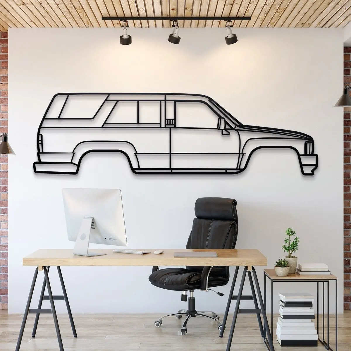 1984 4Runner 1St Gen (N60) Metal Car Wall Art - Mt0201 1