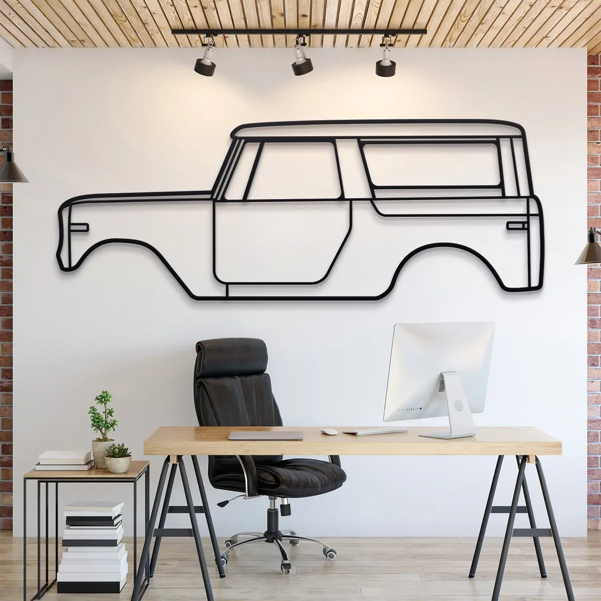 1970 Internatıonal Scout 800 A Metal Car Wall Art - Mt0135 1