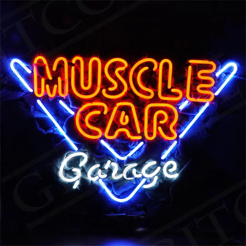 Muscle Car Garage Neon Ligth Sign 1