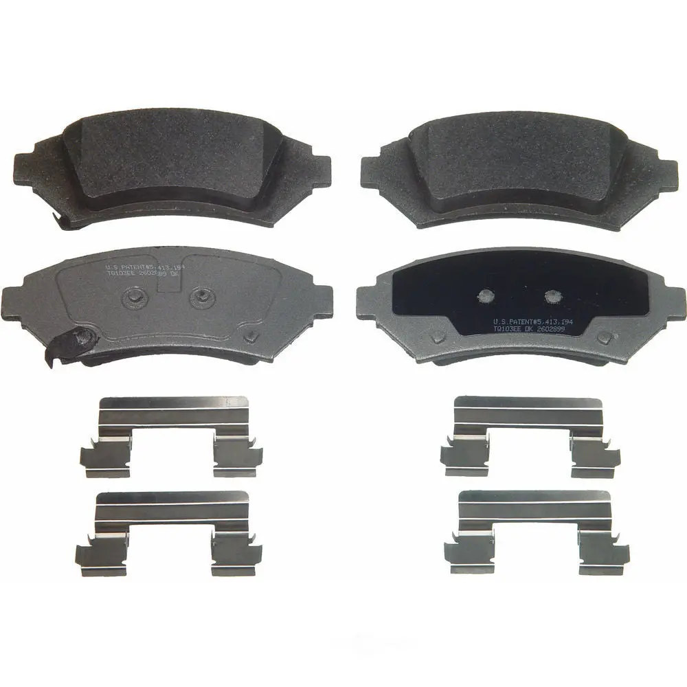 New Set Of Wagner Thermoquiet Semi Metallic Front Disk Brake Pads For Select Gm Cars 1997-2005 Mx818 1