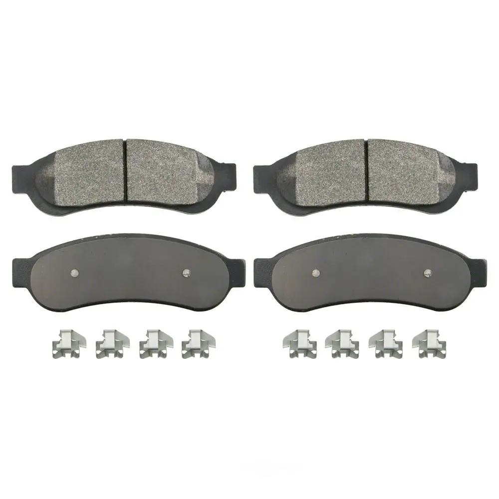 New Set Of Wagner Severe Duty Semi Metallic Rear Disk Brake Pads For 2005-2008 Ford F-350 Super Duty, Lobo Sx1067 1