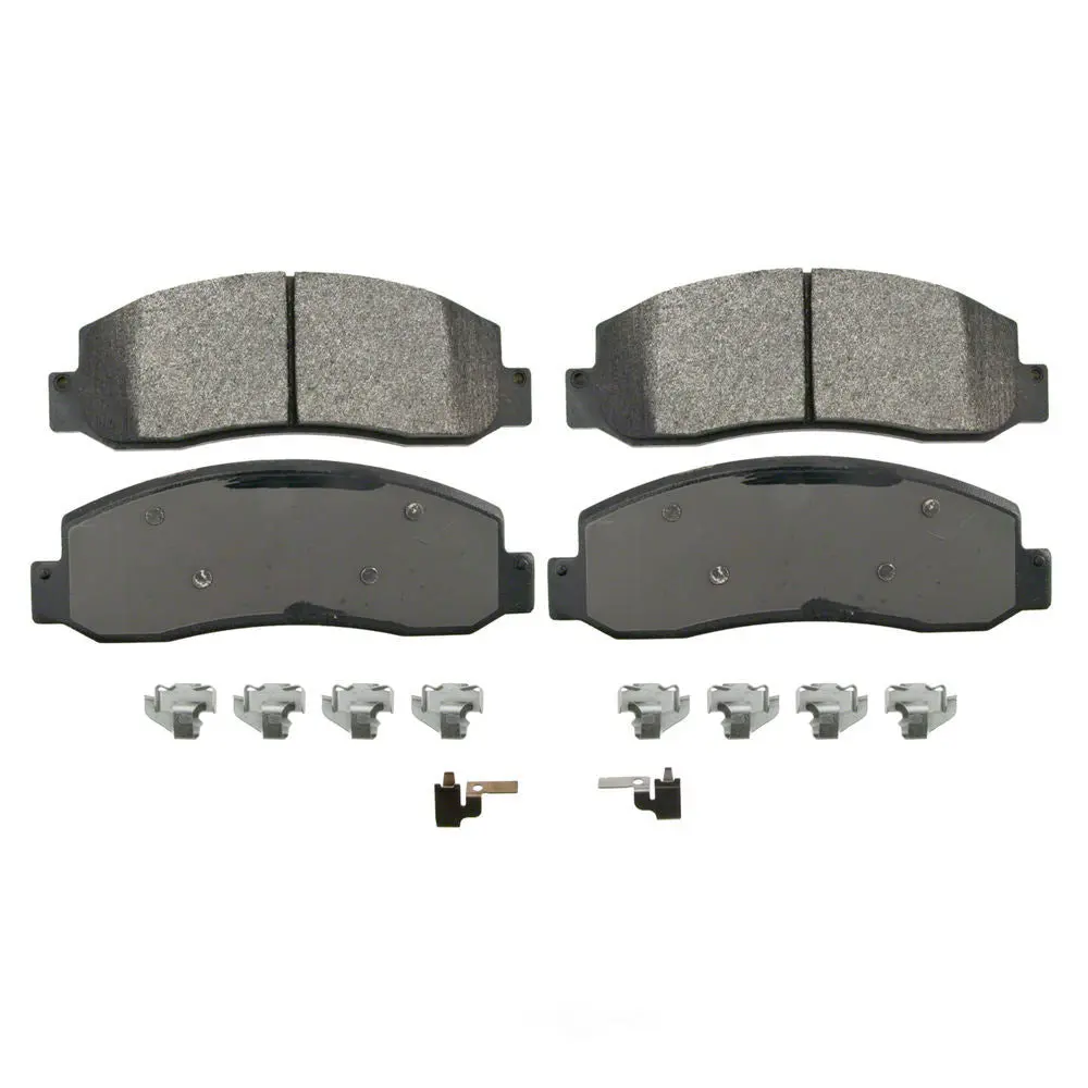 New Set Of Wagner Severe Duty Semi Metallic Front Disk Brake Pads For 2005-2007 Ford F-250 F-350 Lobo Sx1069 1