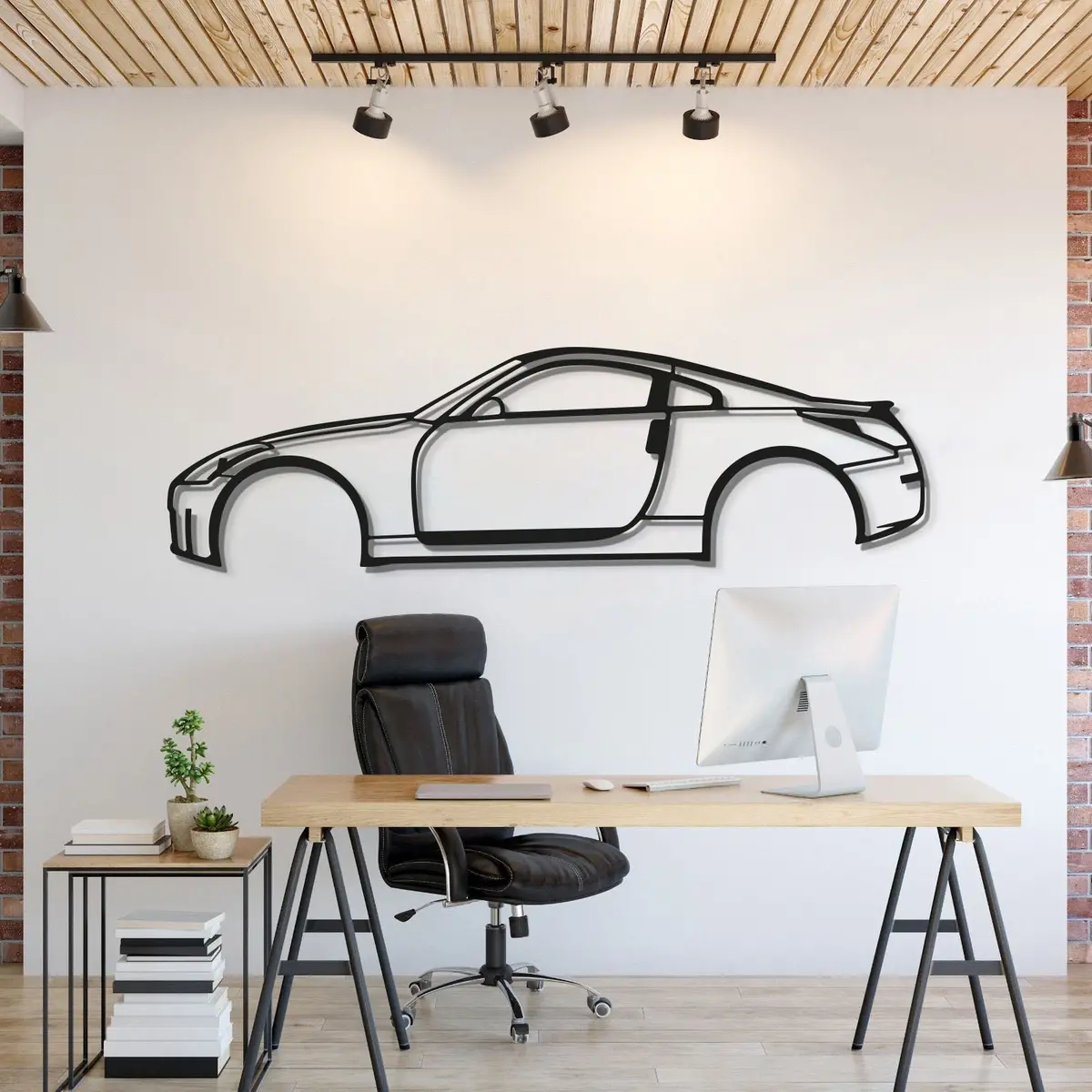 2005 350Z Metal Car Wall Art - Mt0319 1