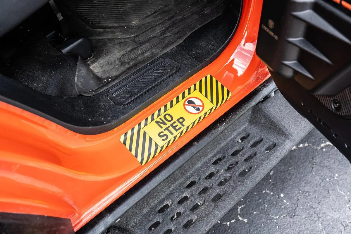 "No Step" Door Sill Protectors - 2021+ Bronco 2/4 Door 1