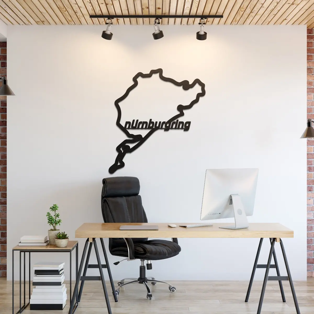 Nurburgring Metal Circuit Wall Art  -Mt1484 1