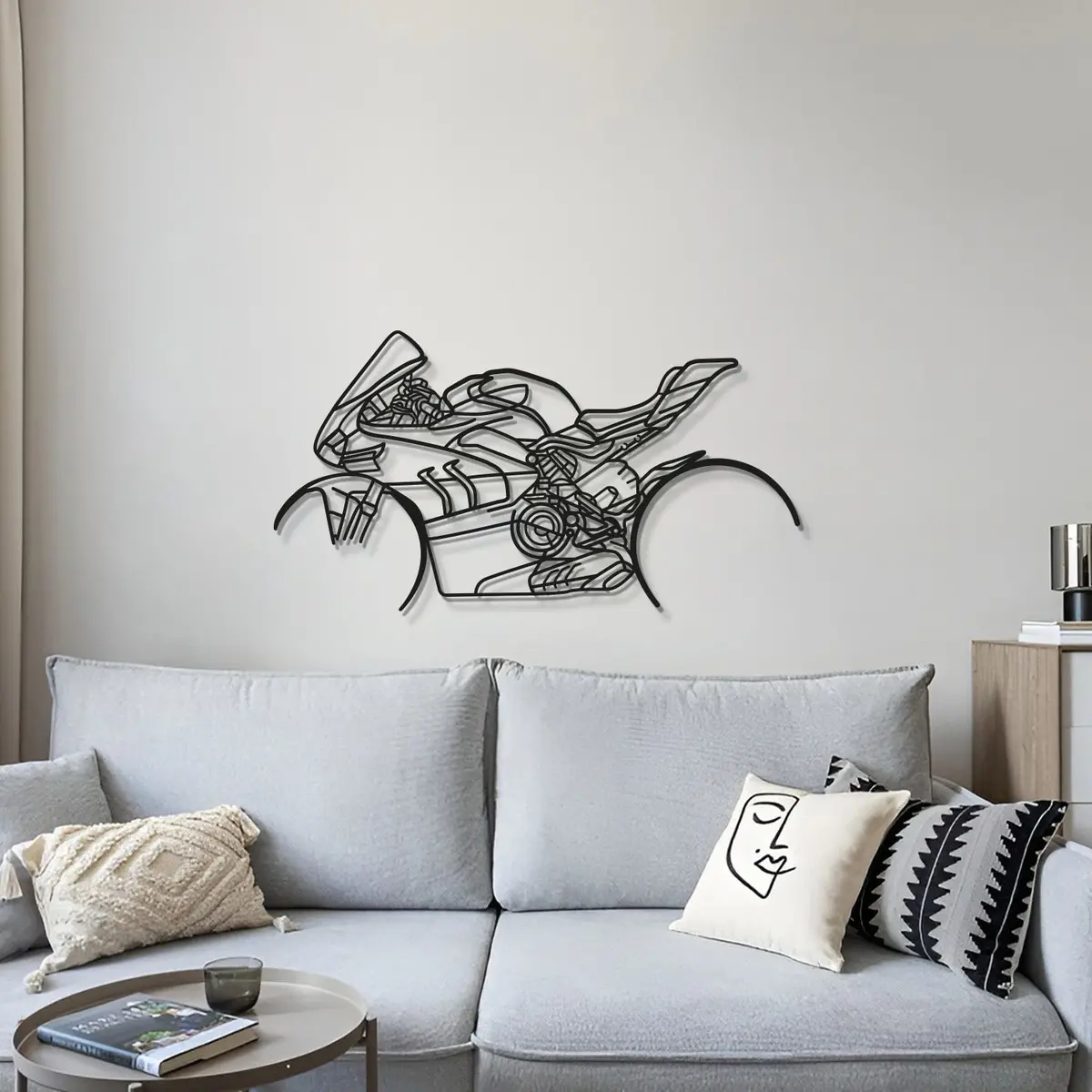 V4sp Metal Motorcycle Wall Art - Mt1105 4
