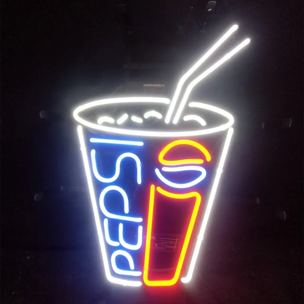 Pepsi Coke Cup Neon Signs Light 1