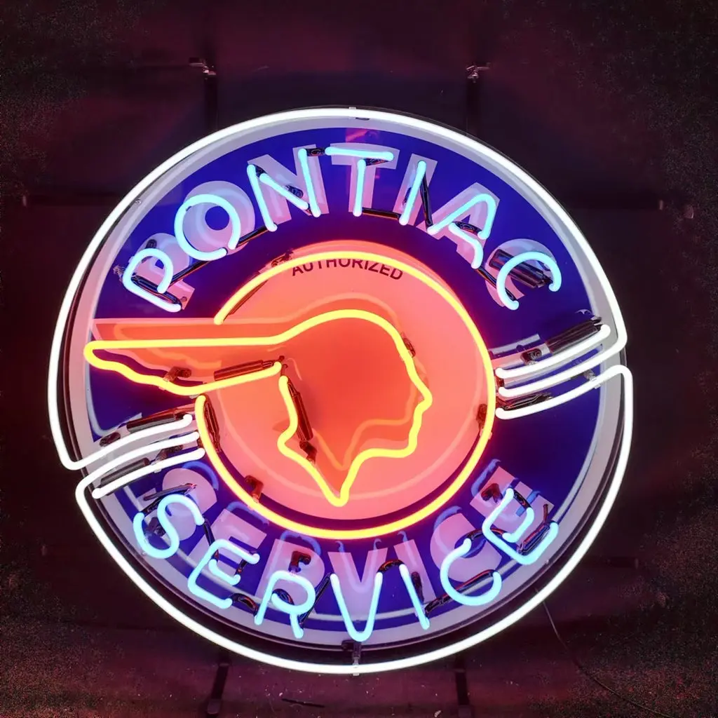 Pontiac Service Neon Signs 1