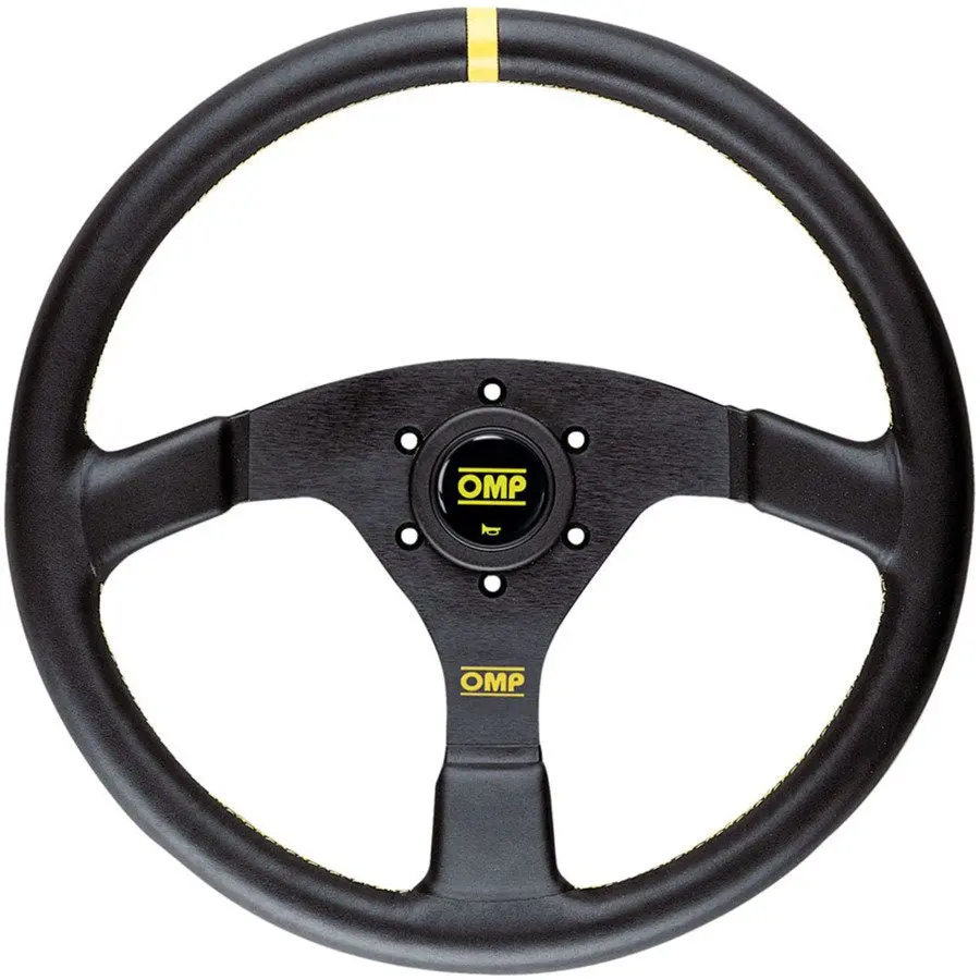 Omp | Velocita 350Mm Flat Dish | Steering Wheel (Leather) 1