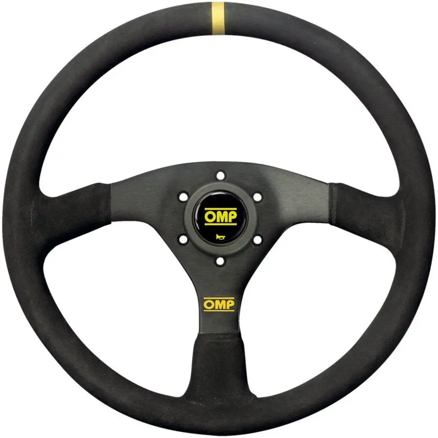 Omp | Velocita 350Mm Flat Dish | Steering Wheel (Suede) 1