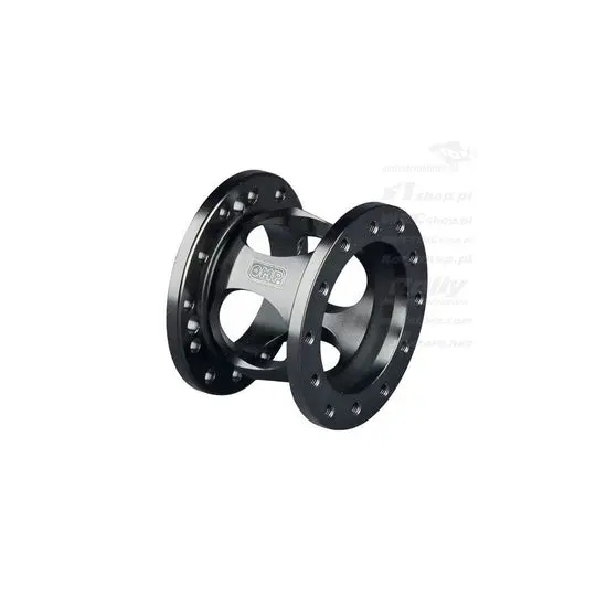 Omp | Fixed Steering Wheel Spacer | Black & Silver 1