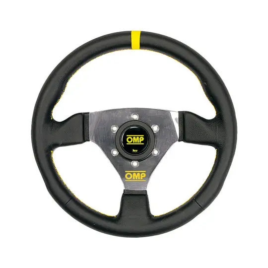 Omp | Trecento Black Leather | Steering Wheel 1