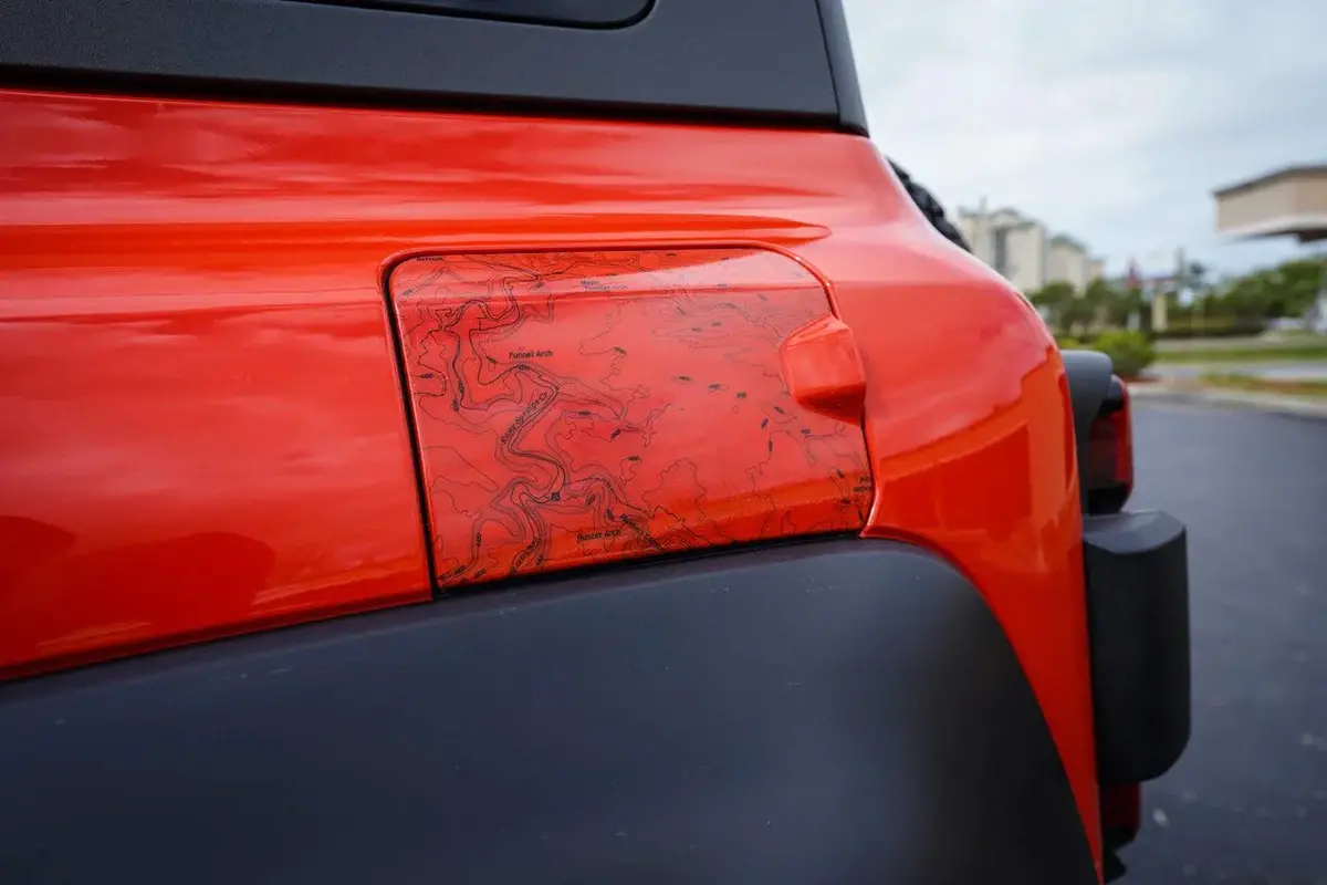 Printed Series Fuel Door Overlay - 2021+ Bronco Raptor 1
