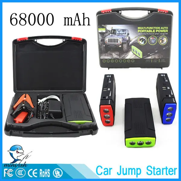 68000Mah Battery  Jump Starter Booster Power Bank For A 12V Car 1