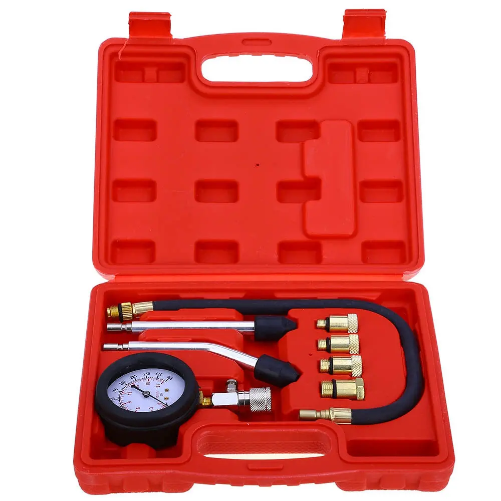9 Pcs Gas Engine Cylinder Compression Tester 1