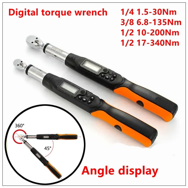 Digital Torque Wrench  Rotary Angle Gauge 1