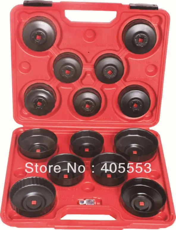 14 Pieces Cup Type Oil Filter Wrench Set 1