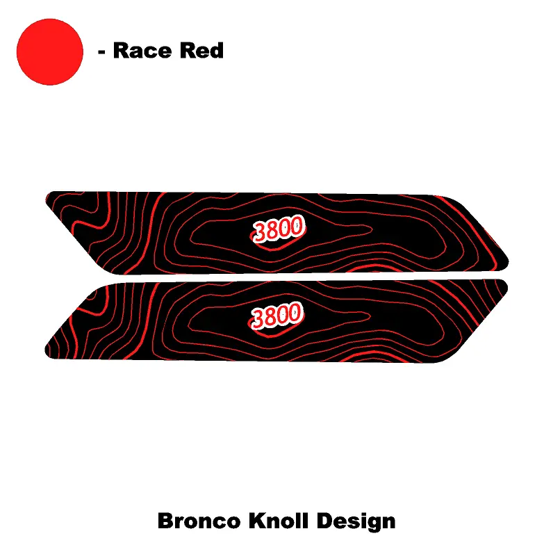 Topo Interior Rear Door Grab Handle Overlay Kit (Printed Series) - 2021+ Bronco 4 Door 55