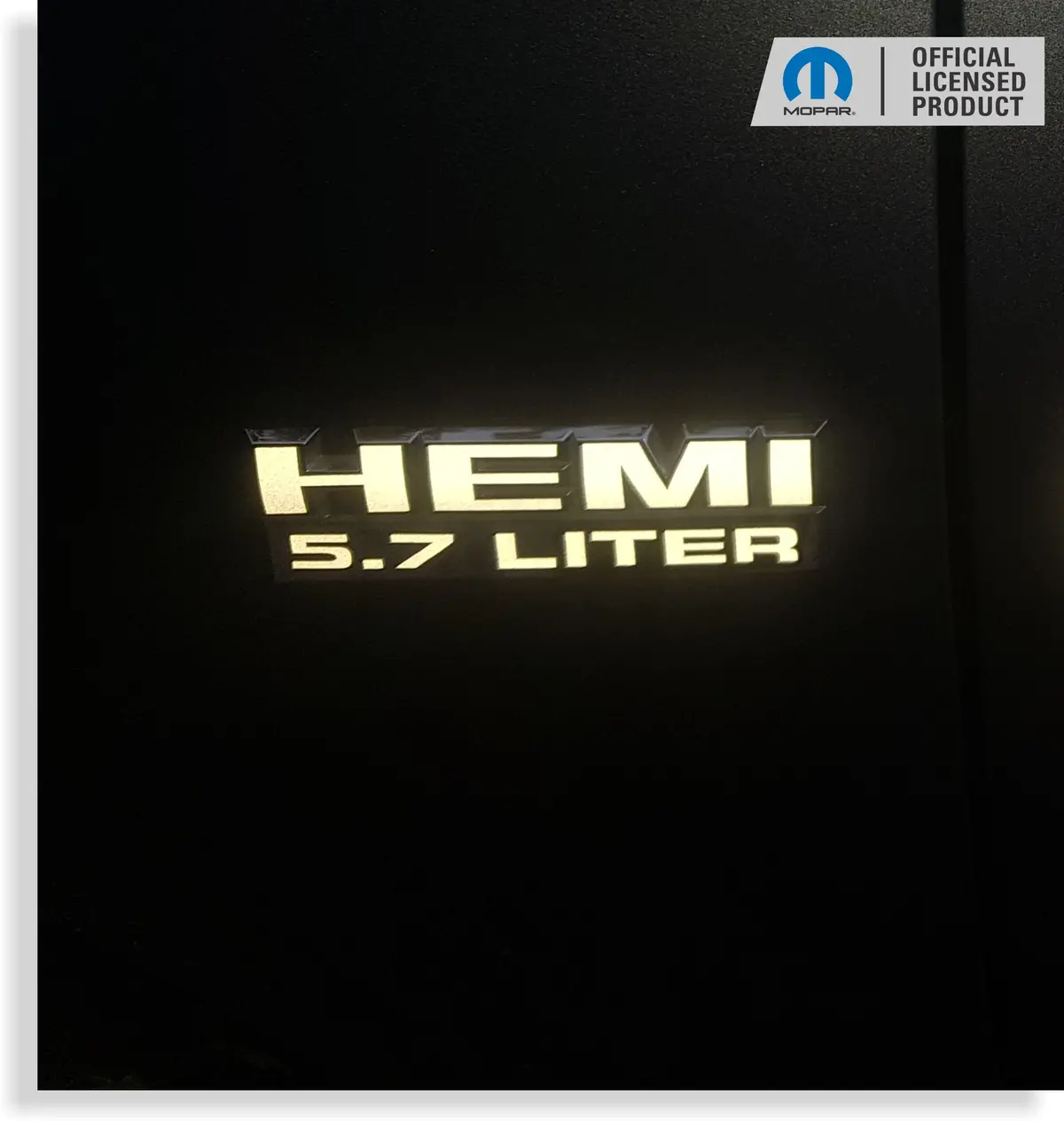 Hemi 5.7 Liter Emblem Overlay Decals - 2006-2012 Ram 1