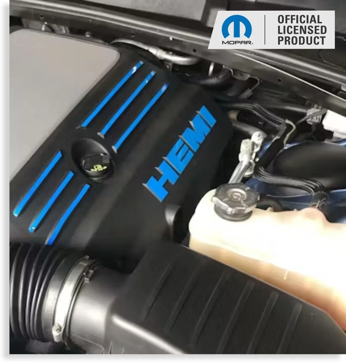 Hemi Lettering Engine Cover Decals - 11-25 Durango R/T 1