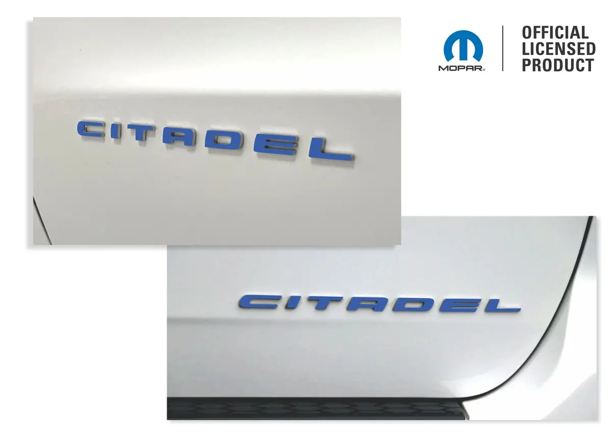 Citadel Emblem Overlay Decal - Durango 1