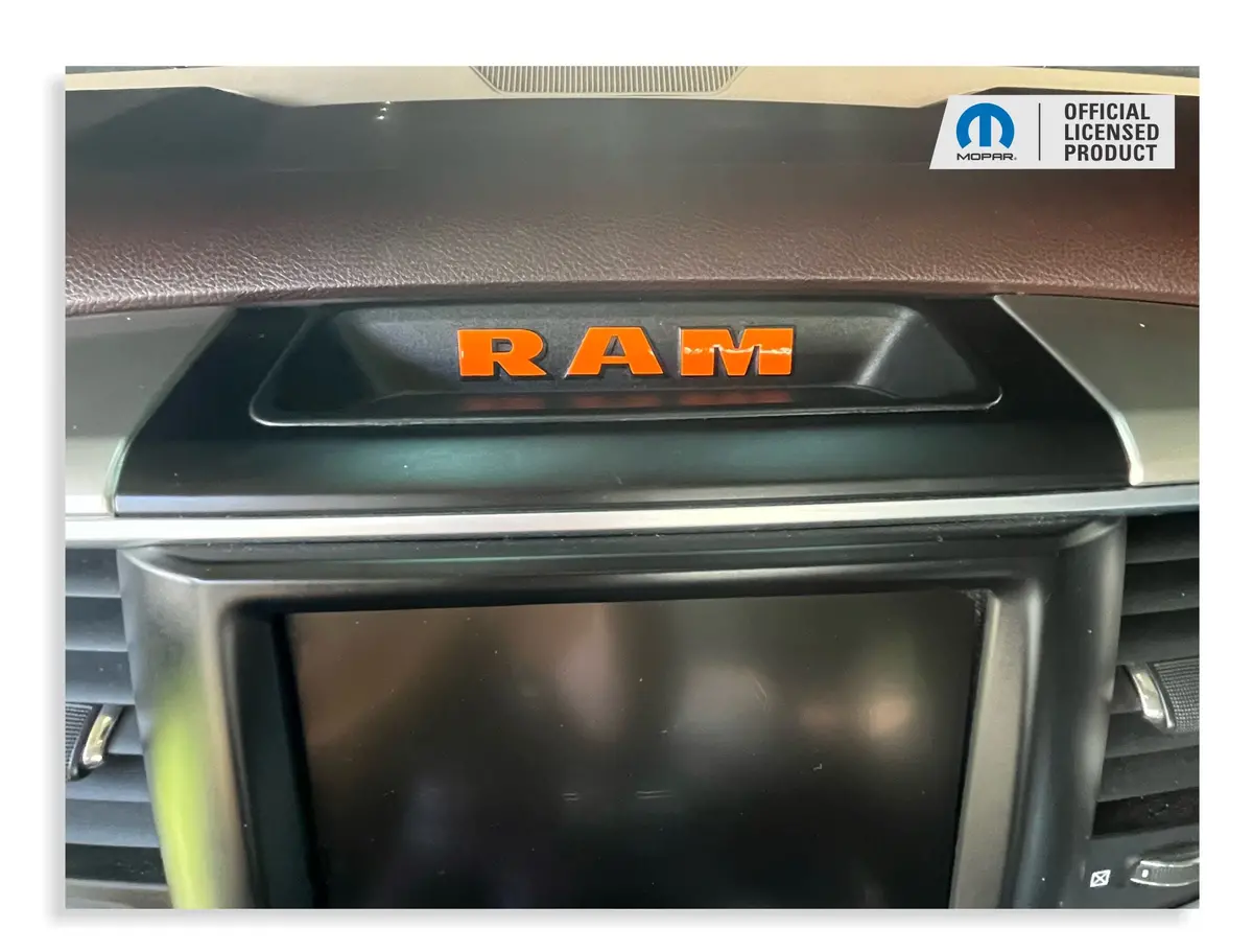 Ram Upper Dash Bezel Overlay Decal  Sticker - 13-18 Ram 1500 1