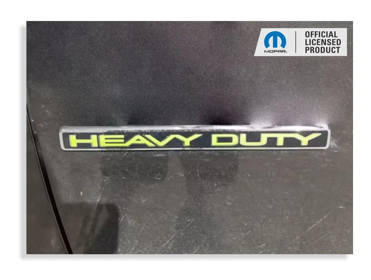 Heavy Duty Door Emblem Overlay Decals   - 2013-2018 Ram 3500 1