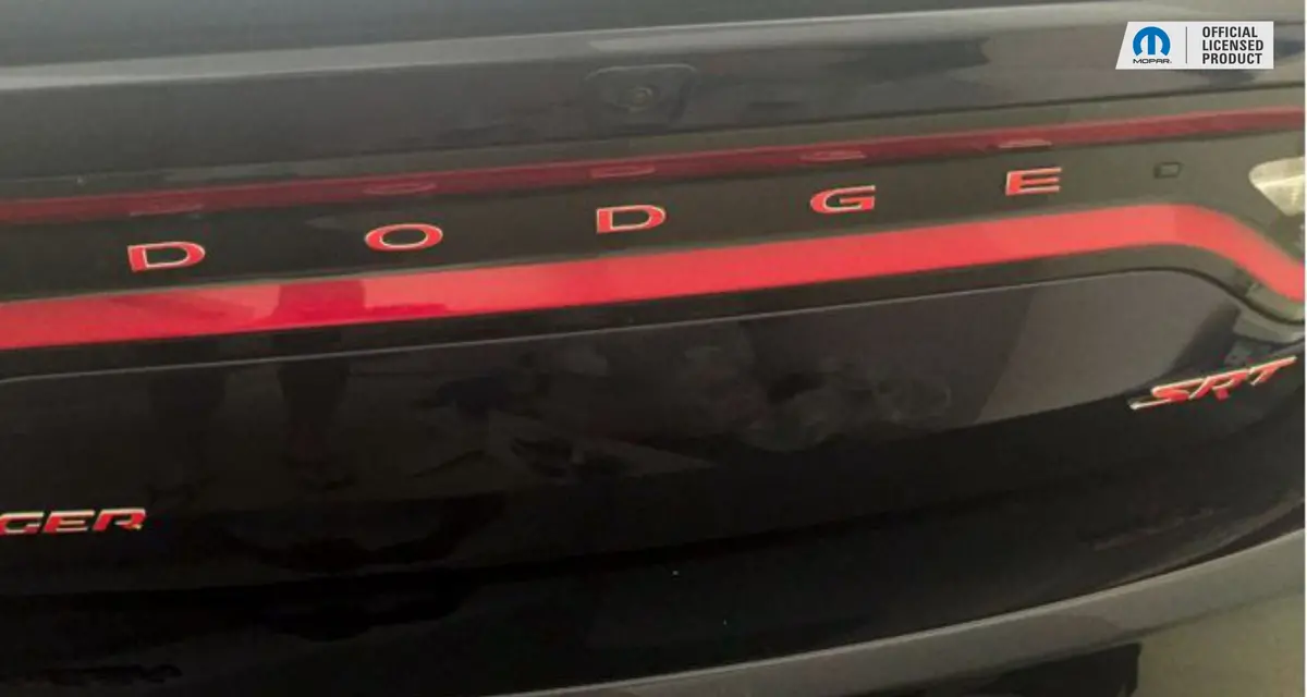 Dodge Trunk Lettering Emblem Overlay Decal - 2011-2023 Charger 5