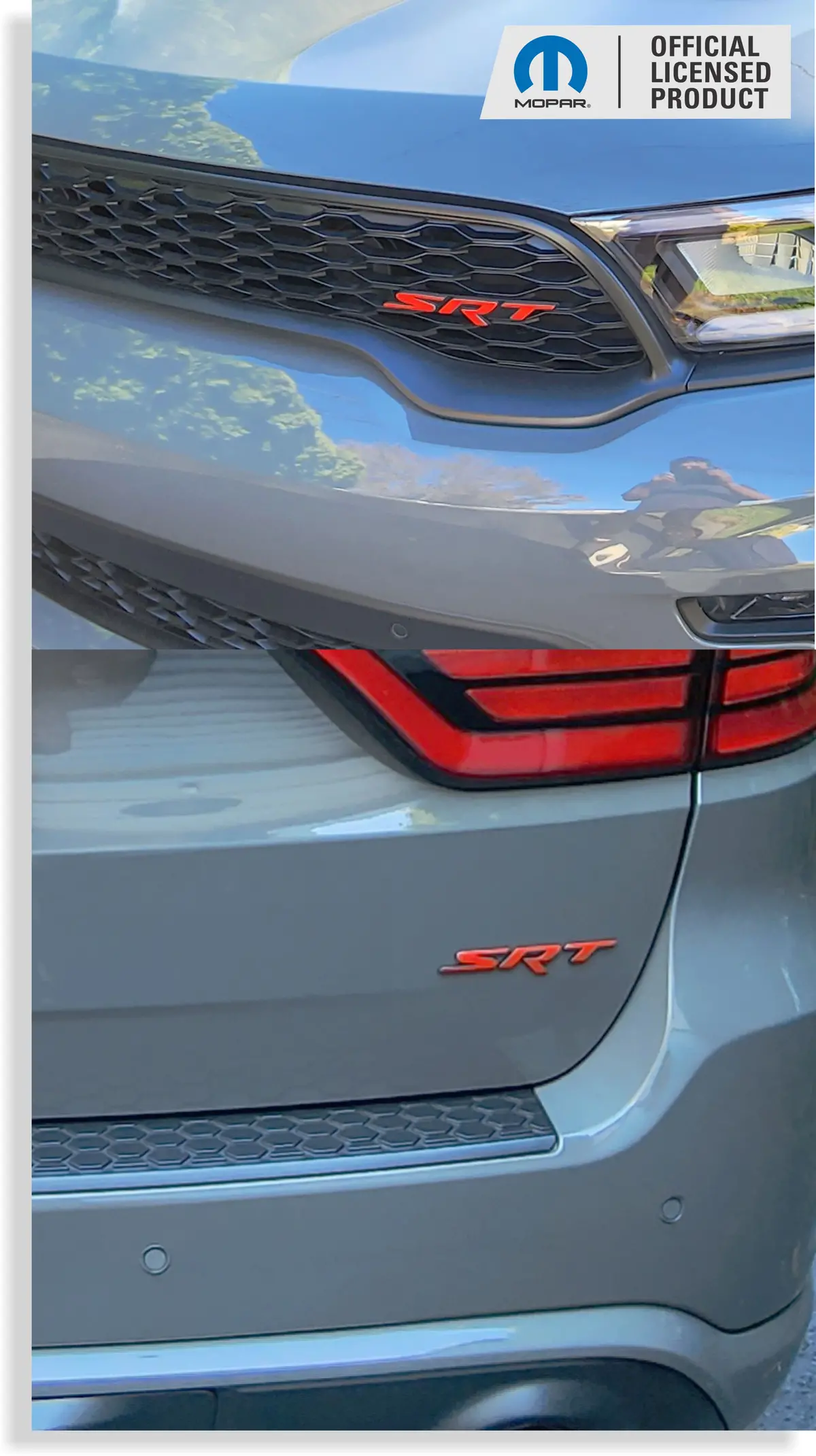 Srt Emblem Overlay Decal - Durango Srt, Srt 392 1