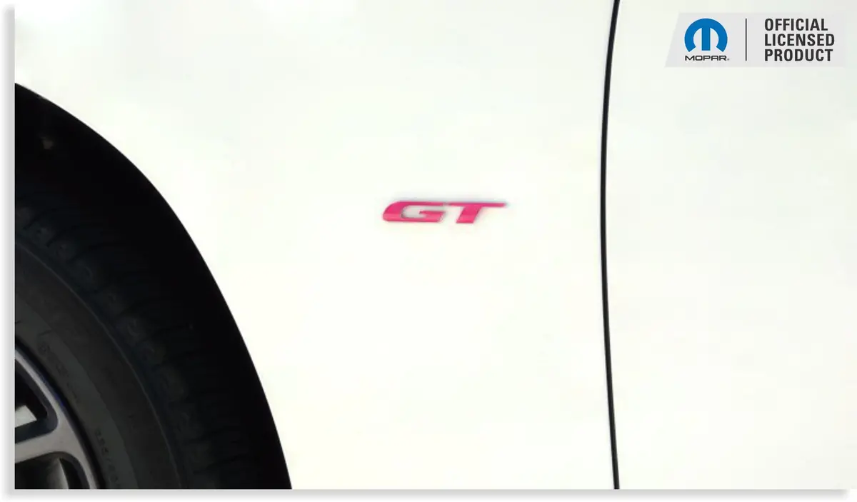Gt Fender Emblem Overlay Decals - 2017-2018 Dodge Challenger Gt 1