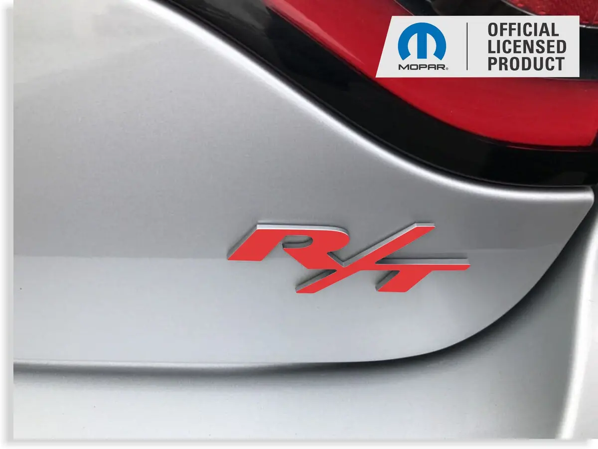 R/T Trunk Emblem Overlay Decal Sticker - Dodge Charger R/T 1