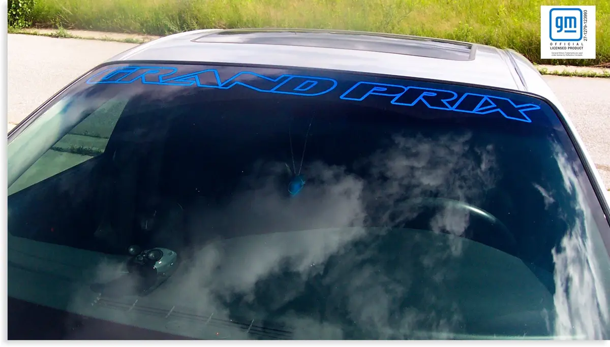 Grand Prix Windshield Banner Decal - 97-03 Grand Prix 1