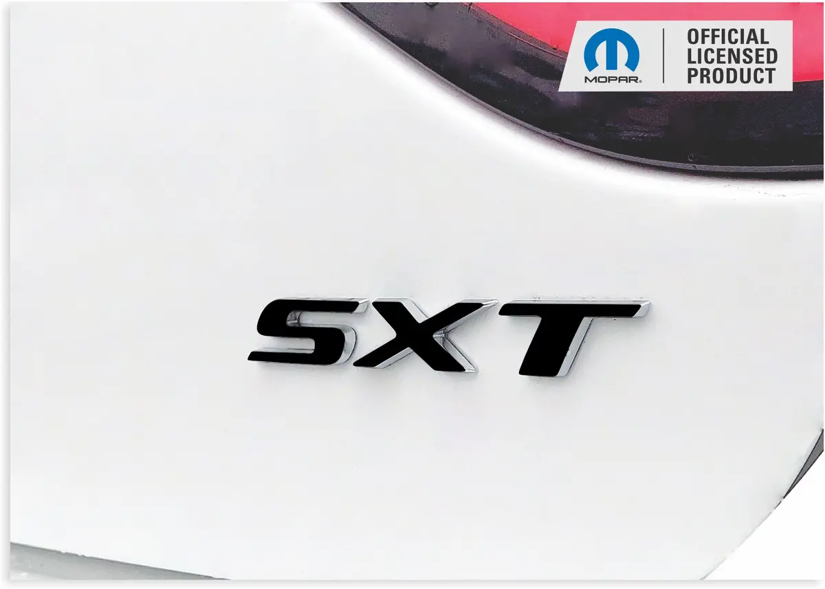 Sxt Trunk Emblem Overlay Decal  - Dodge Charger Sxt 1