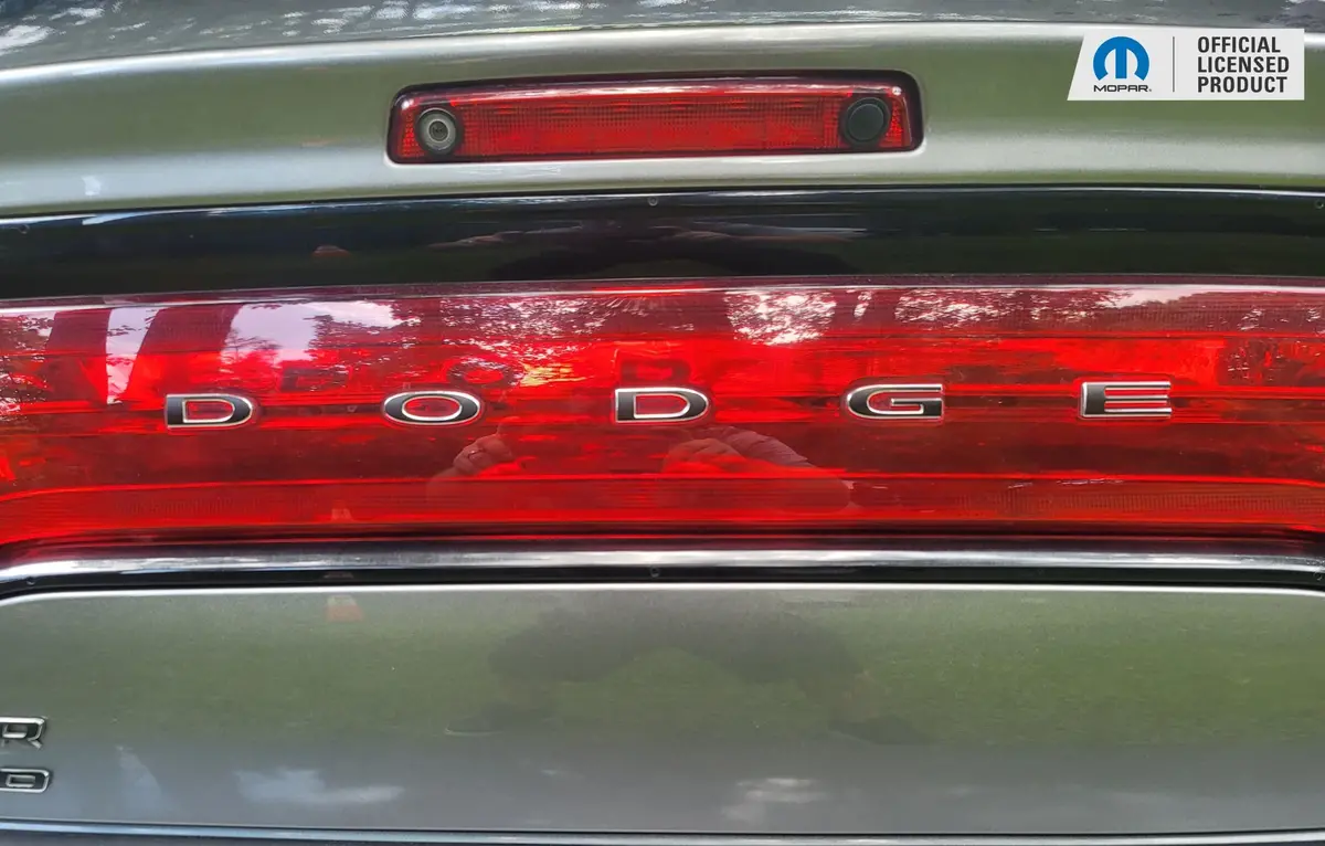 Dodge Trunk Lettering Emblem Overlay Decal - 2011-2023 Charger 9