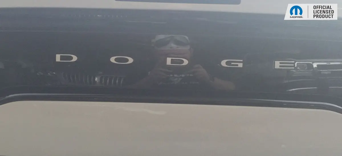 Dodge Trunk Lettering Emblem Overlay Decal - 2011-2023 Charger 6