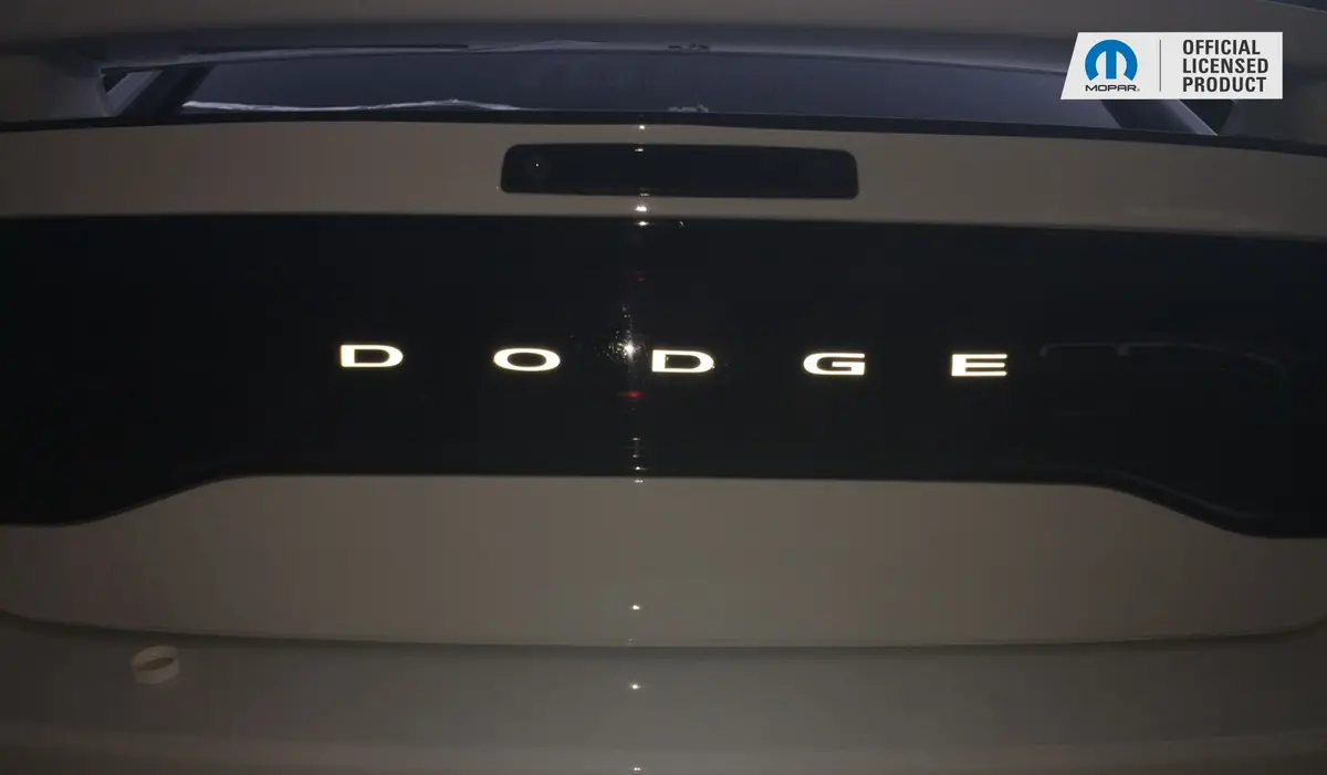 Dodge Trunk Lettering Emblem Overlay Decal - 2011-2023 Charger 7