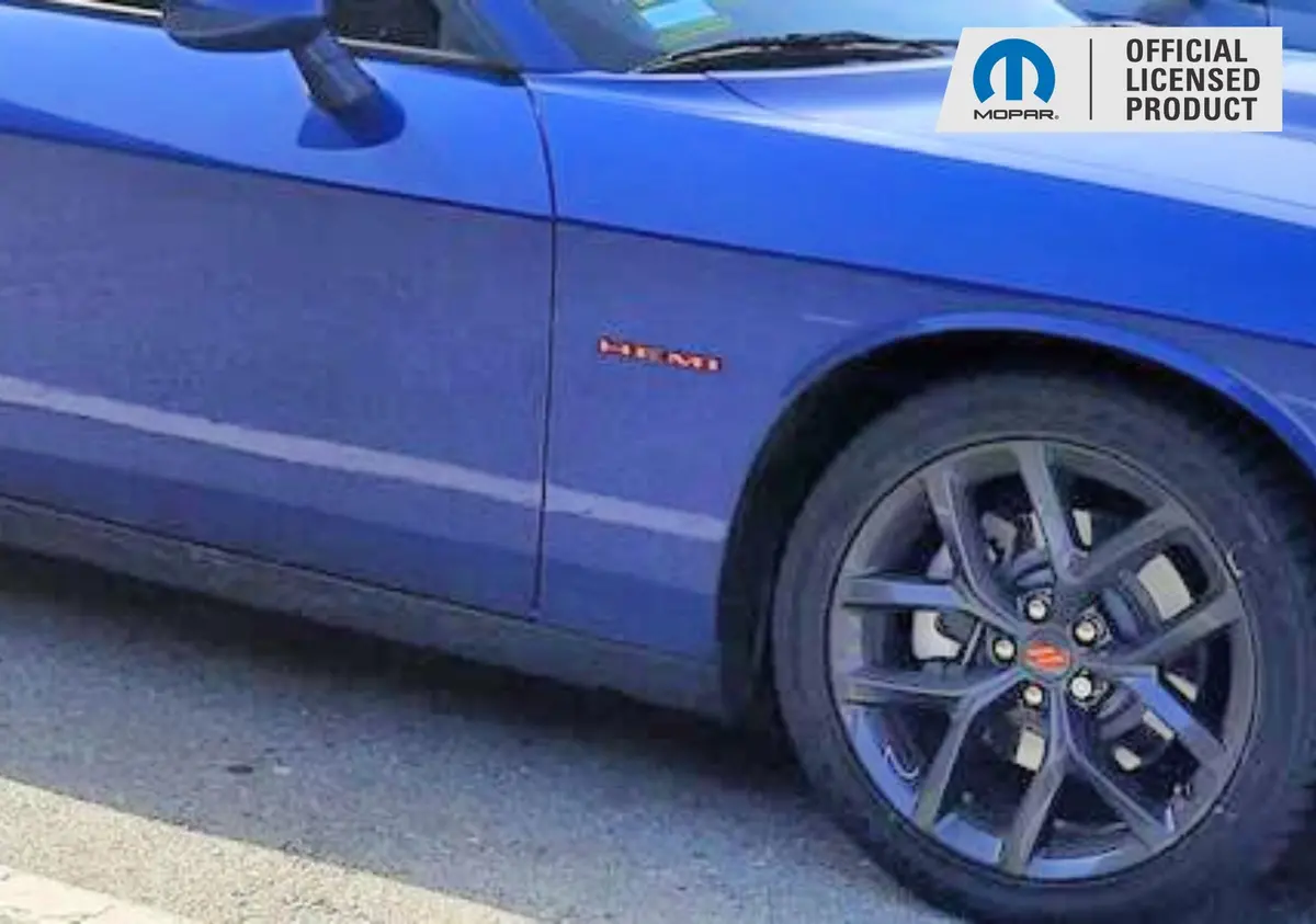 Hemi Emblem Overlay Decals (Pair) - 2020-2022 Challenger Rt 1