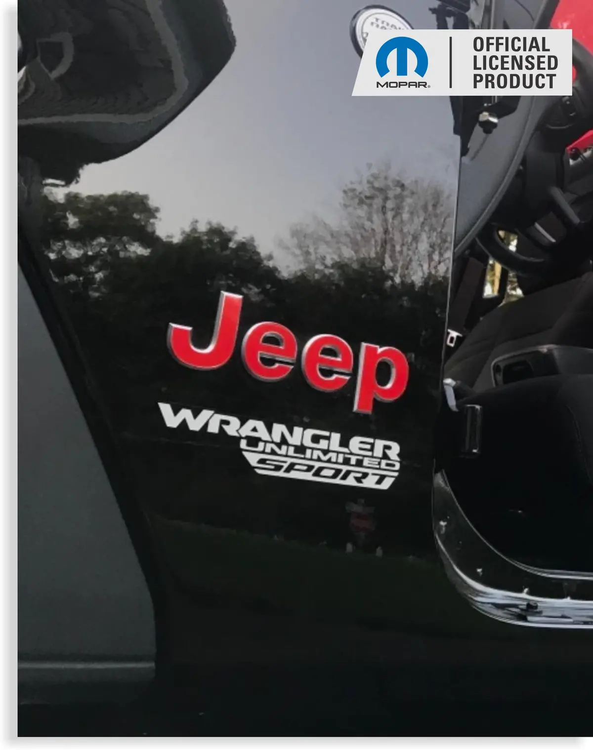 Jeep Fender Emblem Overlay Decals  - 2018-2024 Wrangler Jl 1