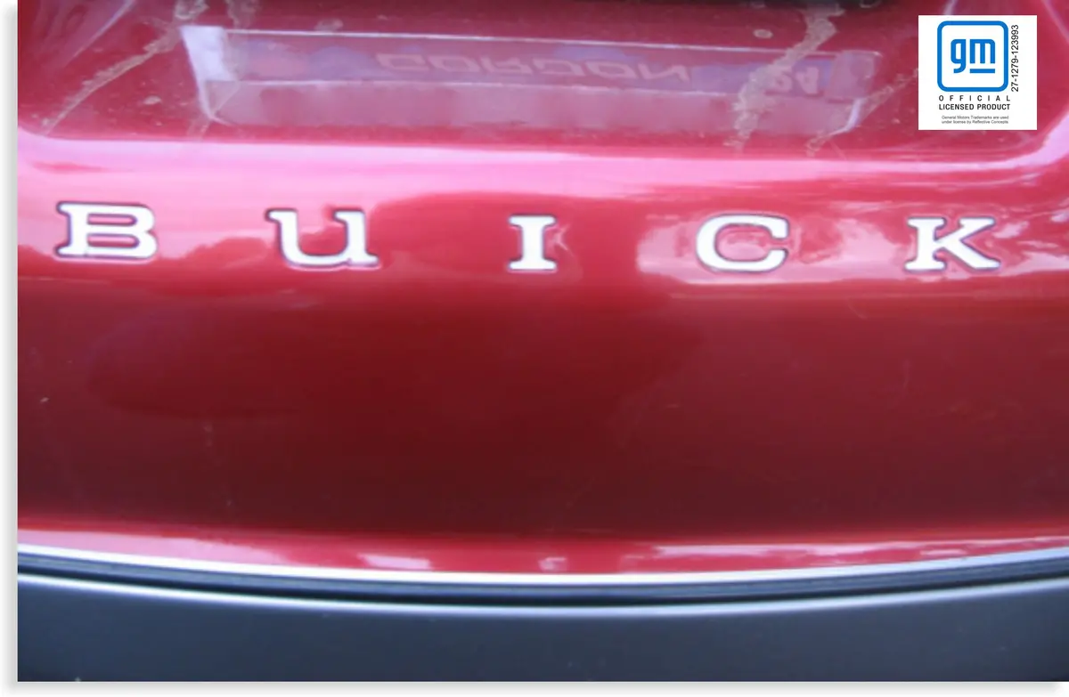 Rear Lettering Inlay Decal - 97-04 Buick Regal 1
