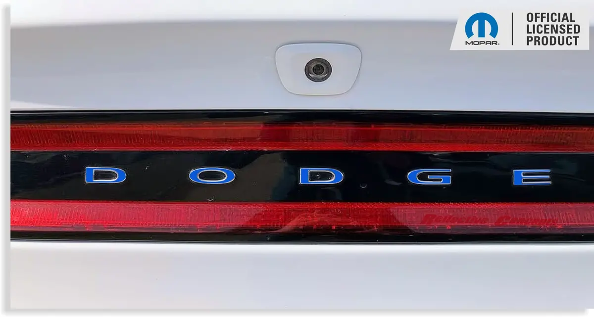 Dodge Trunk Emblem Overlay Decal - Dodge Dart 1