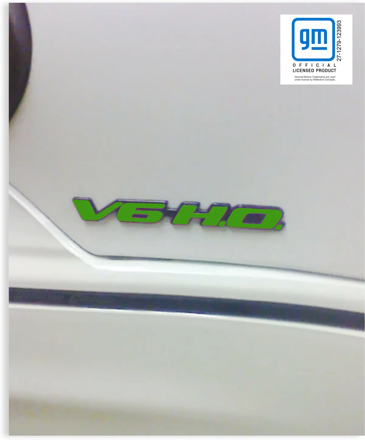 V6 H.O. Badge Overlay Decal - 99-02 Grand Am 1