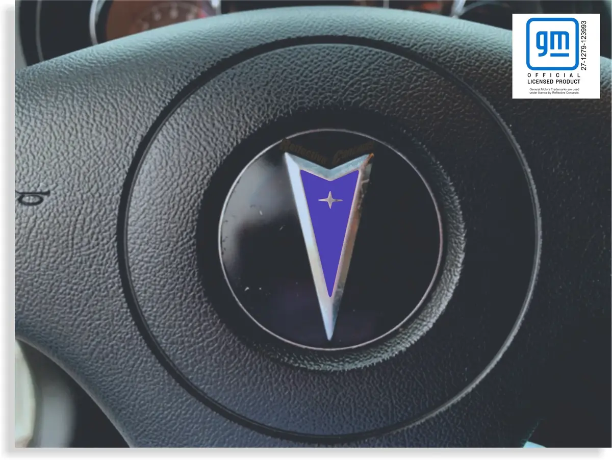 Steering Wheel Overlay Decal - Pontiac G6 1