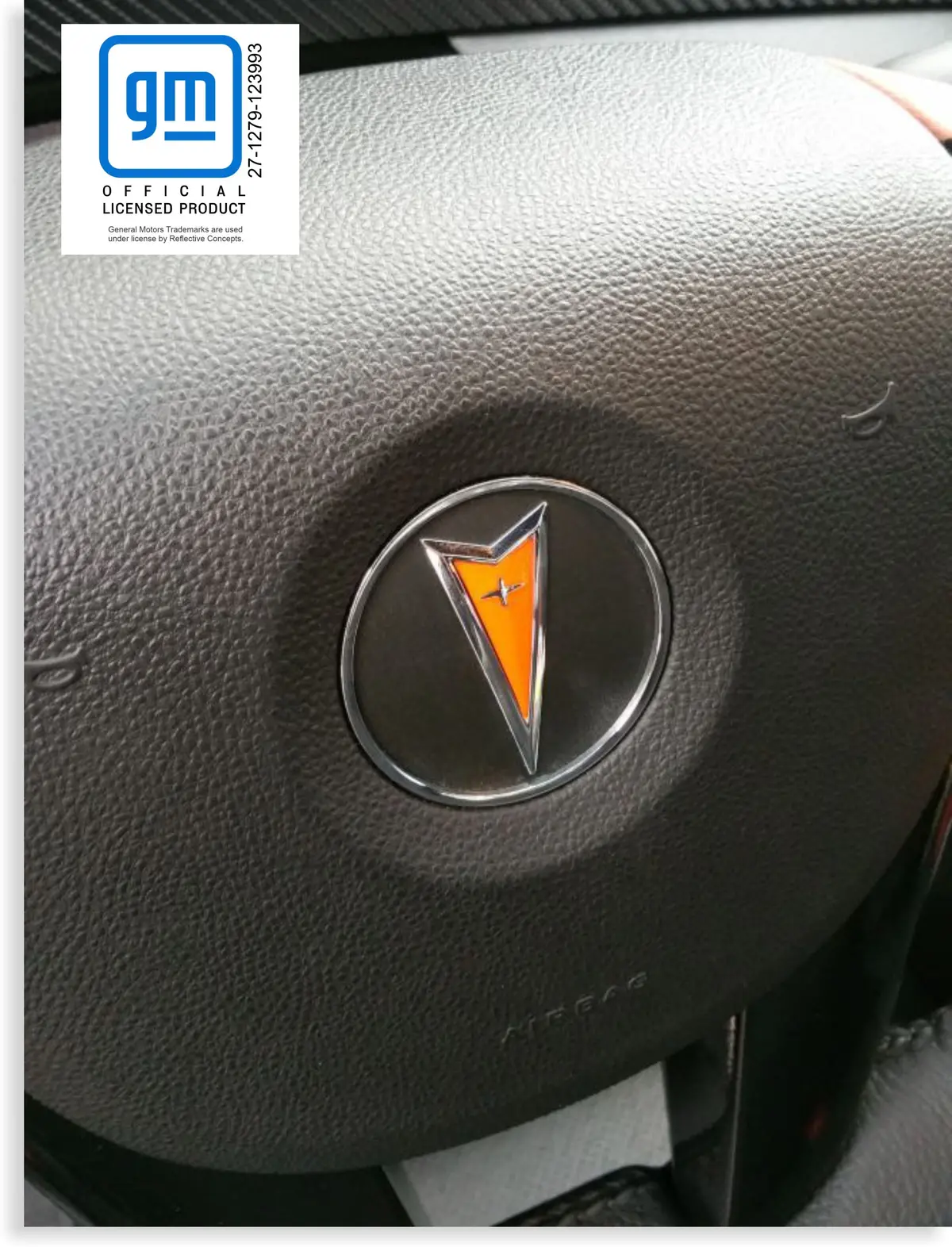 Steering Wheel Overlay Decal - Pontiac G8 1