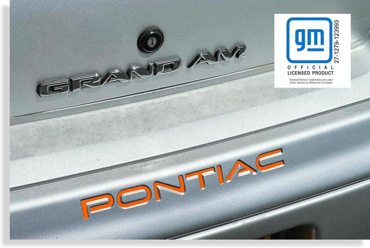 Rear Lettering Inlay Decals - 99-05 Grand Am 1