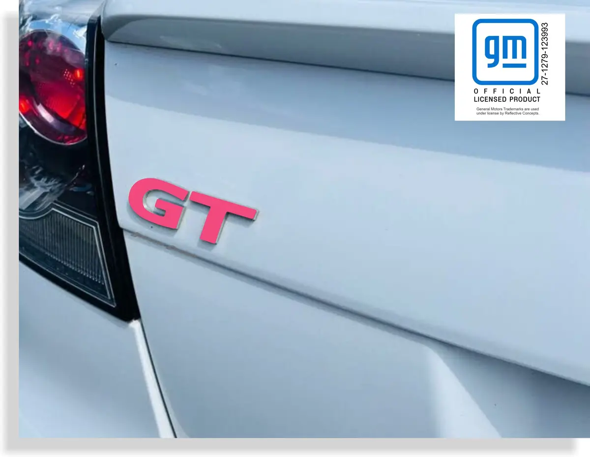 Gt Emblem Overlay Decal - Pontiac G8 1