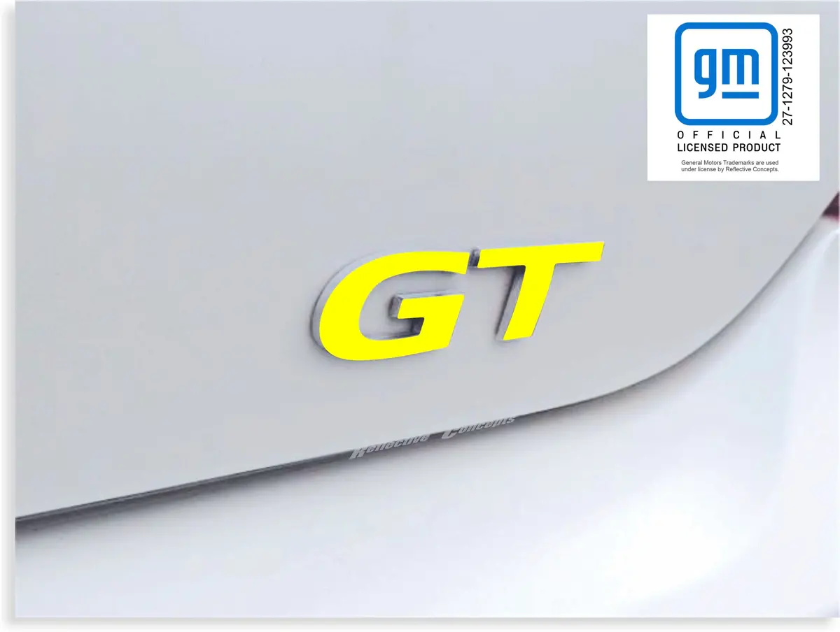 Gt Emblem Overlay Decal - Pontiac G6 1