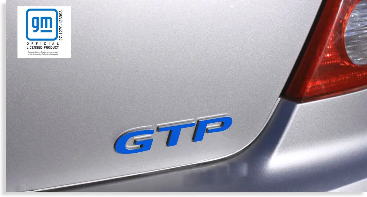 Gtp Emblem Overlay Decal - Pontiac G6 1