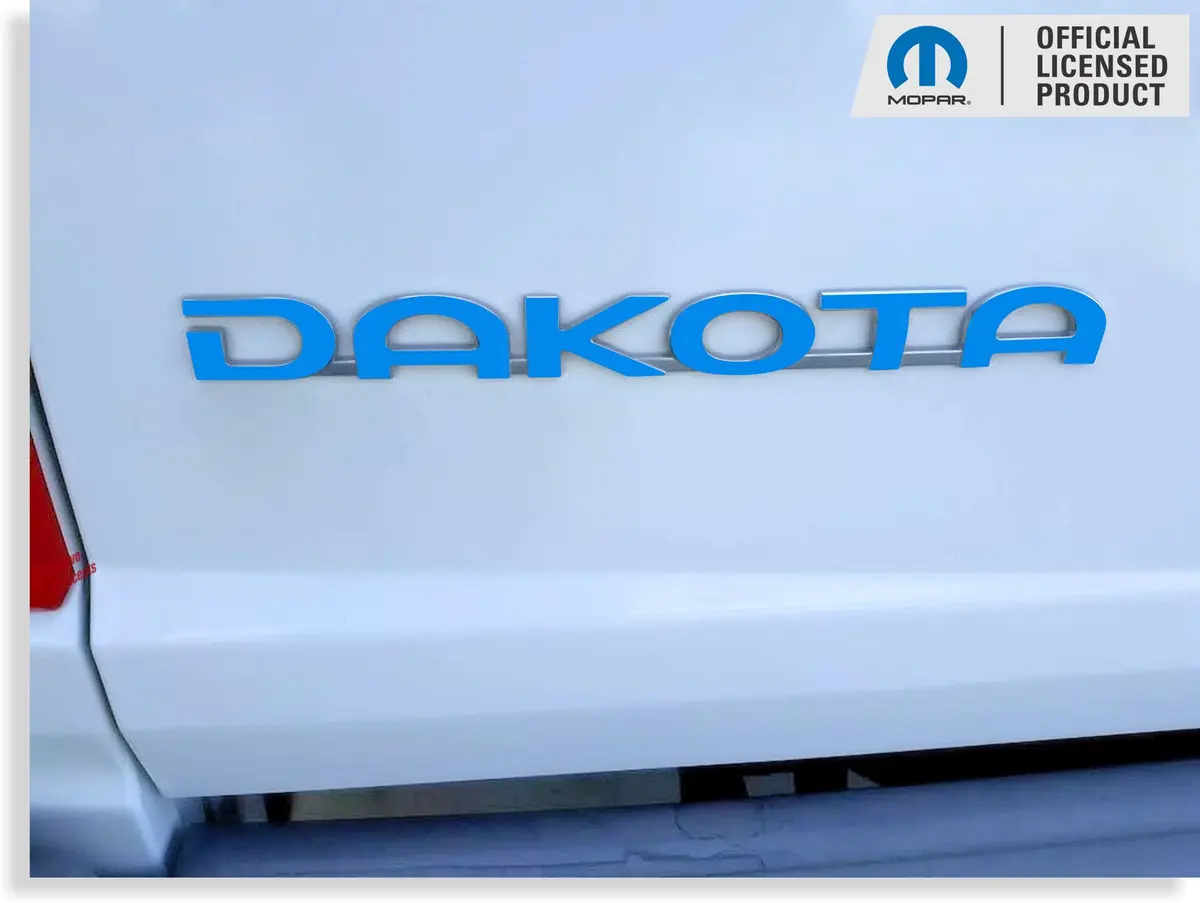 Dakota Tailgate Emblem Overlay Decal   - 2005-2011 Dodge Dakota 1