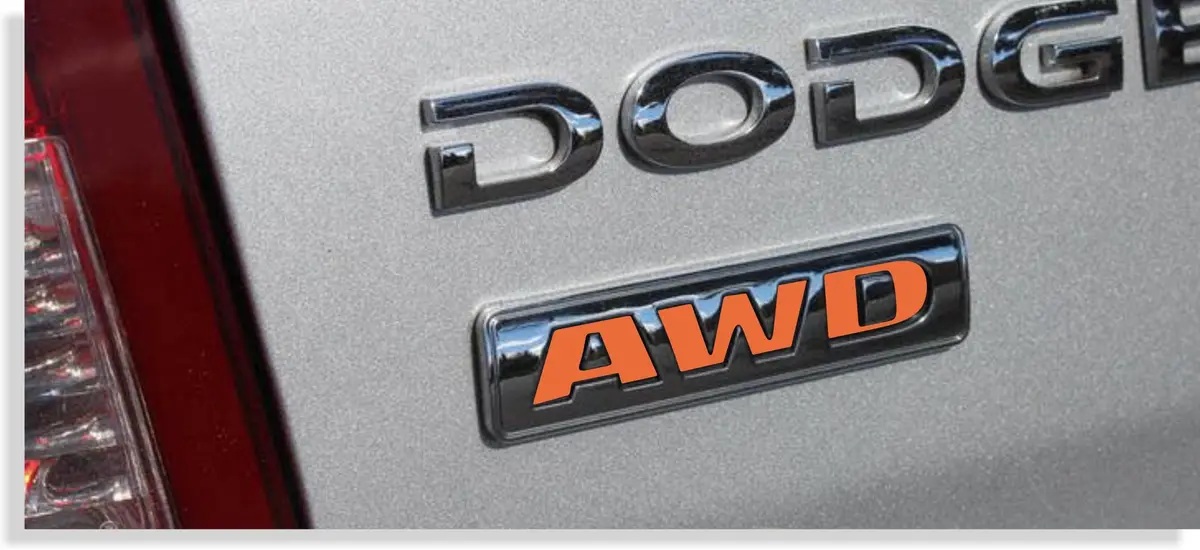 Awd Emblem Inlay Decal - 2006-2010 Dodge Charger 1
