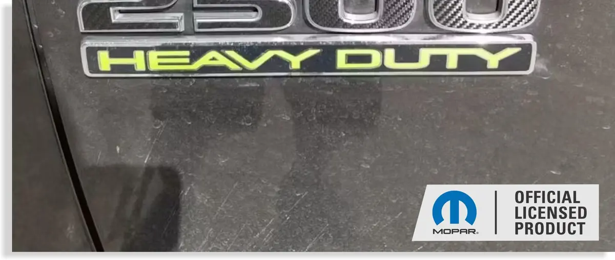 Heavy Duty Door Emblem Overlay Decals   - 2013-2018 Ram 2500 1